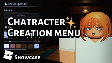 Character Creation Menu SHOWCASE! | Roblox Studio