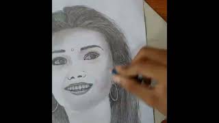 Drawing Amy Jackson | Pencil Drawing | HAPPY CRAFTS DESIGNS