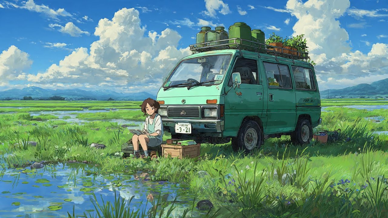 🚐 Lo-fi Van Roadtrip Live | Cozy Night Drive Chill Mix | Study, Relax, Sleep Nonstop