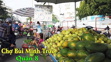 Mừng quá Chợ Bùi Minh Trực (Quận 8, Sài Gòn) đã nhộn nhịp trở lại