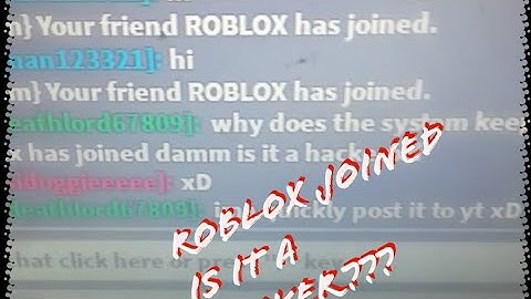 Your bizarre adventure:ROBLOX JOINED?!?!? IS IT A HACKER??!?!???