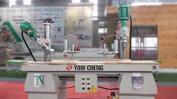 HORIZONTAL & VERTICAL DOUBLE HEAD BORING MACHINE | SS-340B | THUONG NGUYEN