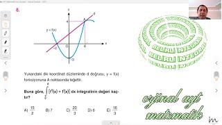 Beli̇rli̇ İntegral Yeni̇ Nesi̇l Soru Çözümleri̇ Ayt Matemati̇k Orji̇nal Yayinlari