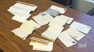 Grandfather's long-lost wartime letters returned to family