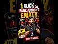 1 Click Bank Account Empty | UPI Fraud 2026 | #knowledge #viralshorts #shorts #onlinefraud