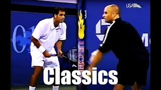 The Best Match Sampras and Agassi Ever Played, US Open 2001 | MMA Classics ft. Steve Flink