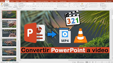 Cómo convertir POWERPOINT en un  VIDEO sin Programas y HD