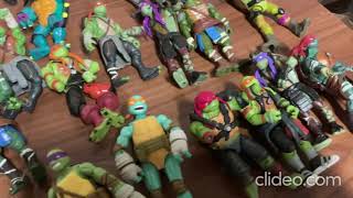 My really cool Teenage Mutant Ninja Turtles toy's dancing to music! I got cool NEW TMNT toy's!