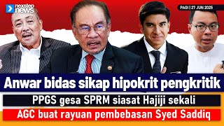 TERKINI! Anwar bidas sikap hipokrit pengkritik | PPGS gesa SPRM siasat Hajiji |  AGC buat rayuan...