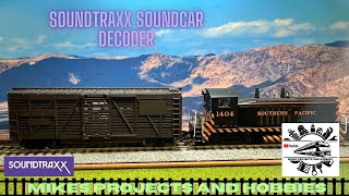 Soundtraxx Tsunami SoundCar decoder installed in HO scale Bachmann Cattle Car PN 829100