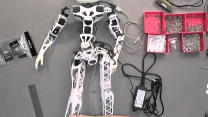 First 3D-printed, open-source humanoid robot
