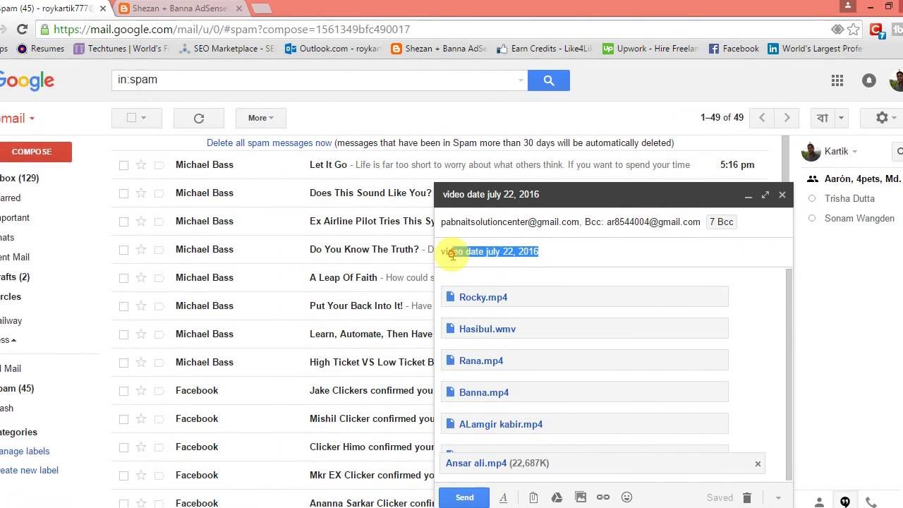 Learn How To Attach File In Your Gmail Account YouTube