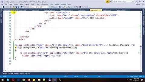 Build Completed E-Commerce with ASP.NET Core MVC - Part 33 - Shopping Cart Checkout