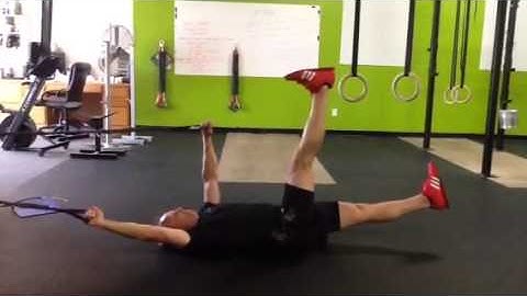 Banded Contralateral Dead bug