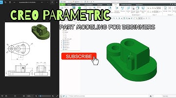 BEST Part Modeling Tutorials for Beginners in 2025 | Creo Parametric Exercise - 8