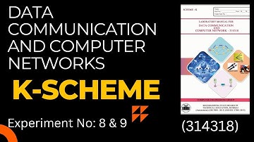 DCN msbte PRACTICAL NO: 8 & 9 manual - msbte Data communication and computer networks manual answers