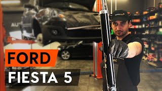 Wie FORD FIESTA V (JH_, JD_) Federbein hinten und vorne selber wechseln - Tutorial