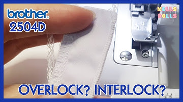 Threading overlock / Interlock  Brother Overlocker machine 2504D