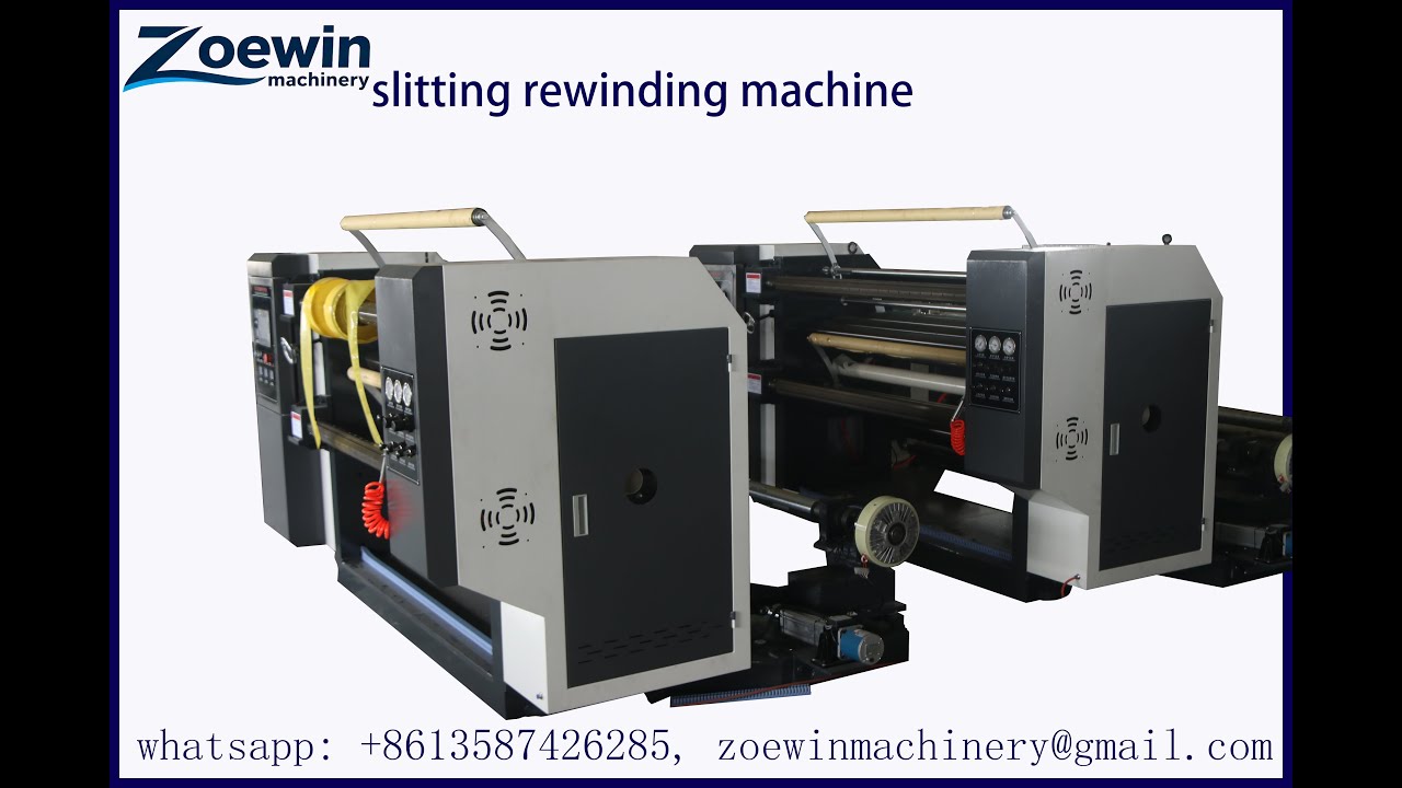 speed 180-200m slitting rewinding machine for both nylon and paper and nonwoven