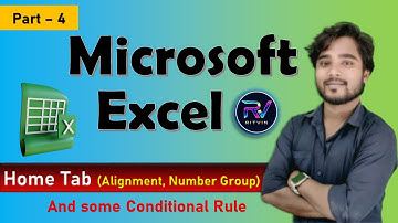Excel Tutorial in Hindi: Home Tab (Alignment, Number, Conditional Formatting) #MSExcel #ExcelTips