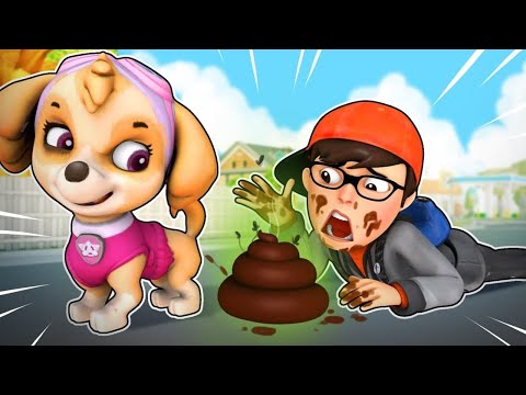 Paw Patrol Troll vs Nick and Tani Couple Prank - Scary Teacher 3D English