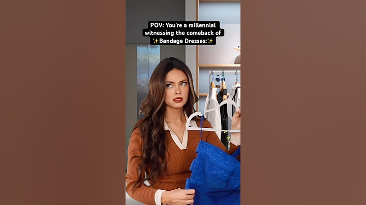 POV: You’re a #millennial witnessing the comeback of “Bandage Dresses.” #nostalgia #2000sfashion