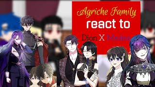 : || AGRICHE FAMILY REACT TO DION X MEDEA || GCRV || CROSSOVER SHIPS || ORIGINAL || 1/2