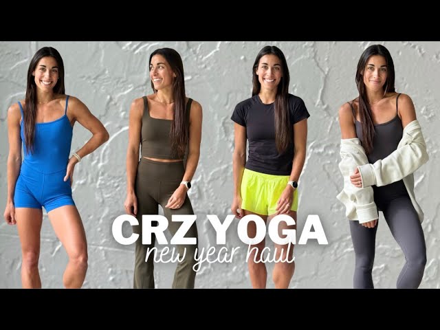  CRZ YOGA Womens Butterluxe Double Lined Square Neck