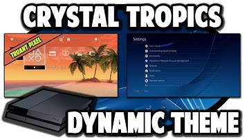 [PS4 THEMES] Crystal Tropics Dynamic Theme Video in 60FPS