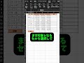 【Excel便利技‼️】一発で合計算出 #エクセル #Excel #パソコン #パソコンスキル #スプレッドシート #エンジニア #engineer