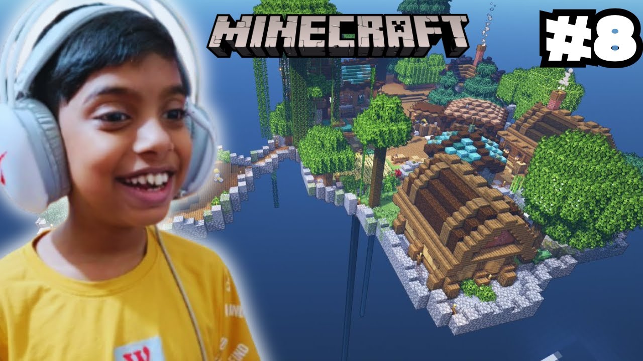 EXPANDING MY BASE IN MINECRAFT ONEBLOCK #8 - YouTube