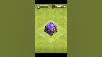 Upgrade Of Spell Tower Level 1 To Max | COC #shorts