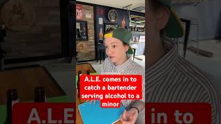 Serving alcohol to a minor can get a bartender arrested🚨#itsjustaskit #bartenderstories