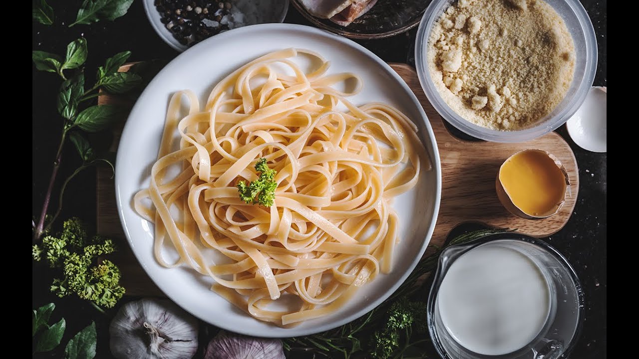 فيتوتشيني باستا ⎮Fettuccine_pasta 🍝 YouTube