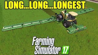 Farming Simulator 17 Long...long... Longest Krone Gr Job
