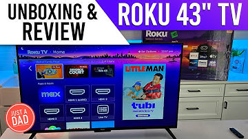 Roku Smart TV- 43 Inch Select Series 4K HDR UNBOXING & REVIEW