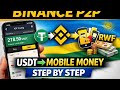 Binance P2P Ukowagurisha usdt ukabona💵🇷🇼 AMAFRANGA AKUGEZEHO KURI MOBILE MONEY