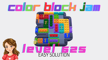 Color Block Jam Level 625 Easy Solution Walkthrough Game