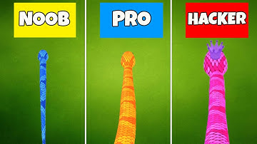 SNAKE RUN RACE・3D RUNNING GAME - NOOB vs PRO vs HACKER