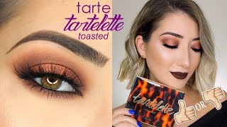 TARTE COSMETICS TARTELETTE TOASTED PALETTE TUTORIAL, SWATCHES & REVIEW