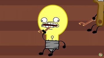 Inanimate Insanity: Lightbulb eats a stick