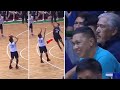 Mayor jose cant stop laughing after james yap trademark fadeaway 3