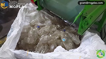 800-1000kgh single barrel dry type PET bottle label remover machine 99 9% label removing ratio