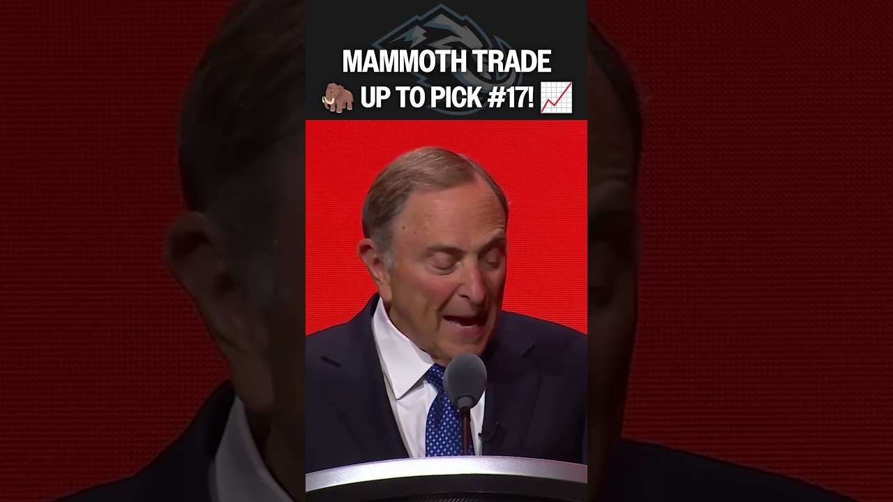 Mammoth TRADE UP in the first round! ⬆️