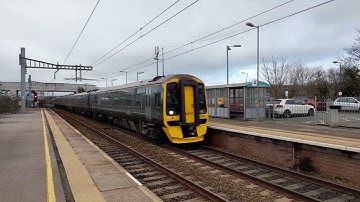 3 Tones Off GWR Class 158 Combo Passing Through Severn Tunnel Junction - 158762 + 158760