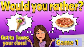 Would You Rather GAME for KIDS | Get To KNOW Your Class | Miss Ellis 💜