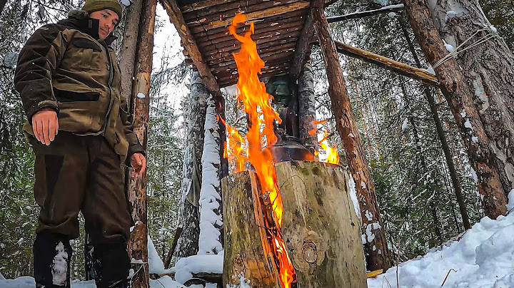24 ЧАСА В ЛЕСУ В - 37! ДОМ НА ДЕРЕВЕ или ИЗБА НА ЛЫЖАХ ? Что ТЕПЛЕЕ и ЛУЧШЕ в МОРОЗ? ЖИЗНЬ в ЛЕСУ