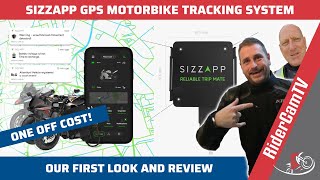 Sizzapp Motorcycle Tracker | A one off cost tracker that's actually brilliant!