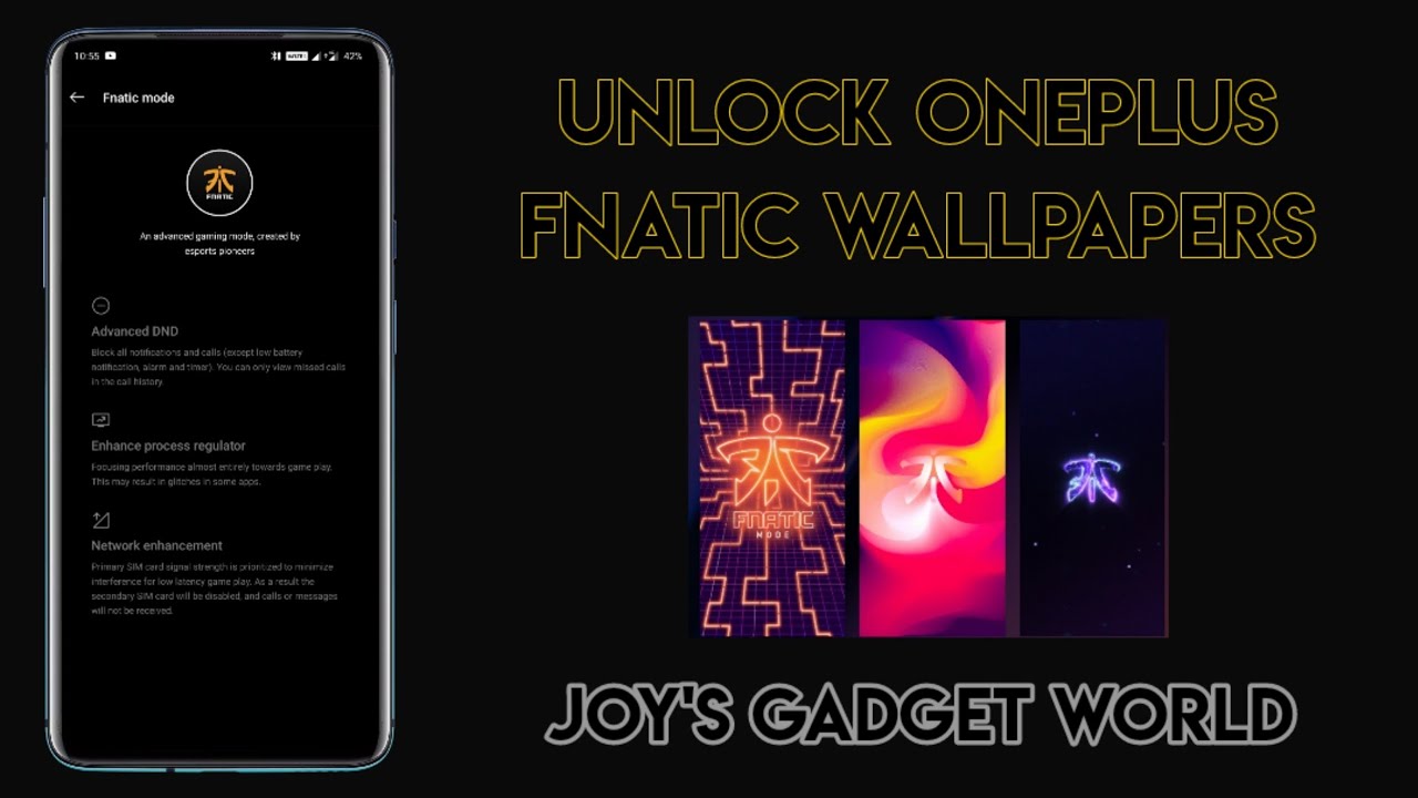 OnePlus Fnatic Wallpapers NeverSettle GameSpace 