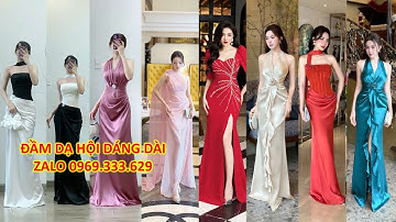 D5. Cách phối Đầm dạ hội dáng dài đi tiệc cưới sao cho thật nổi bật?